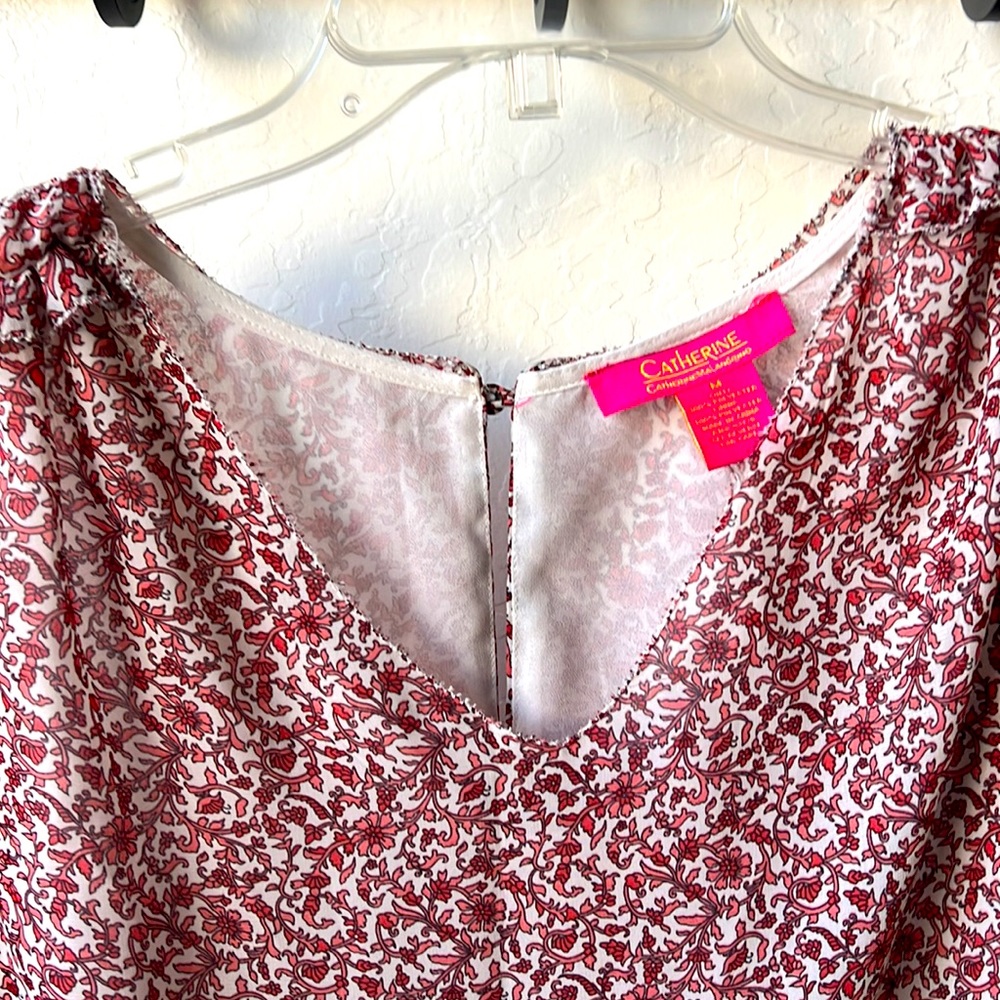 Catherine Pink Flower Tank